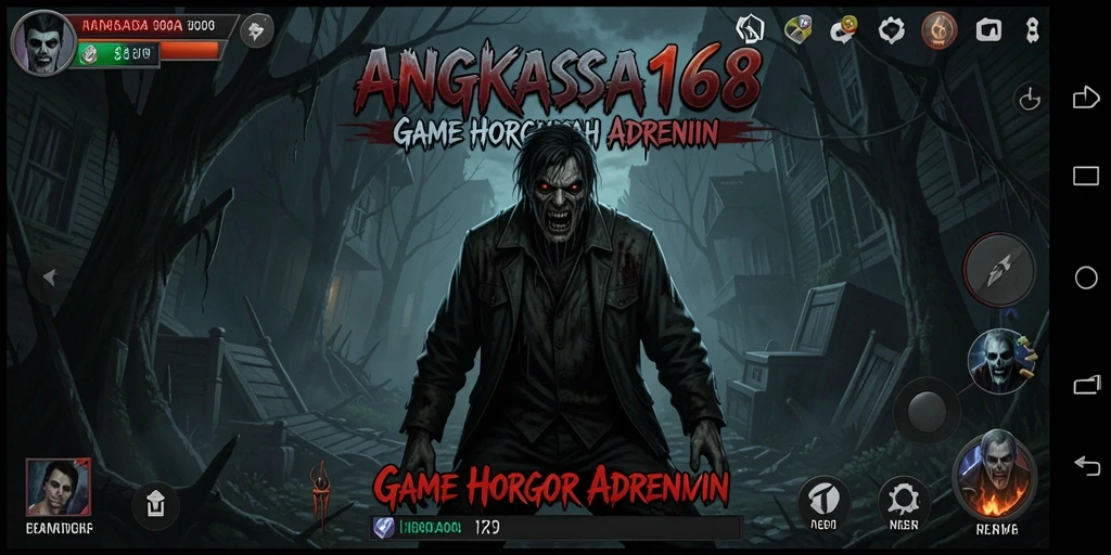 Tangkapan layar menunjukkan gameplay mencekam ANGKASA168 yang menarik.