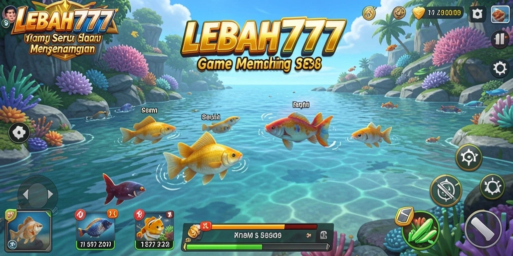 Tampilan gameplay LEBAH777 yang menakjubkan saat memancing.