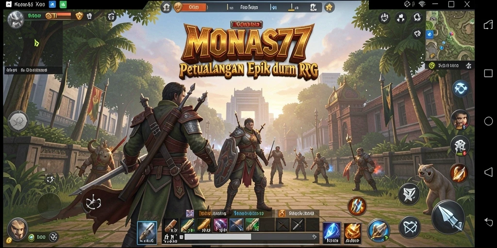Gameplay MONAS77 dengan grafis dan petualangan RPG yang memukau.