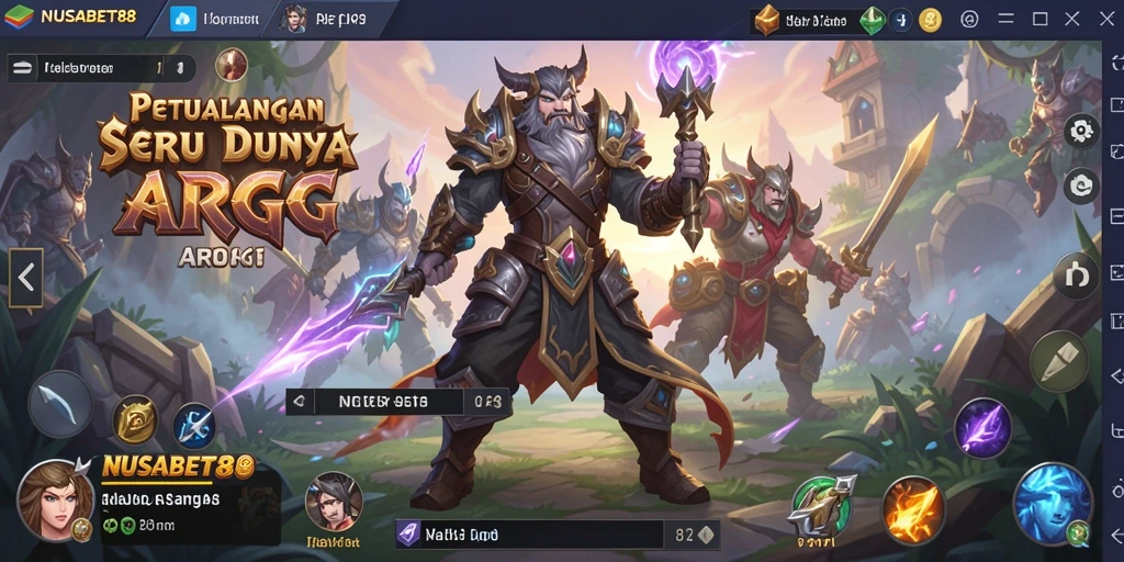 Screenshot gameplay <strong>NUSABET88</strong> menampilkan aksi petualangan seru dalam dunia ARPG.