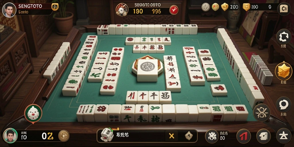 Tampilan permainan Mahjong SENGTOTO yang menarik dan penuh warna.