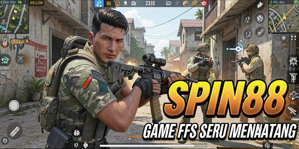 Gameplay SPIN88 menampilkan aksi tembak-menembak yang intens dan grafis yang menakjubkan.